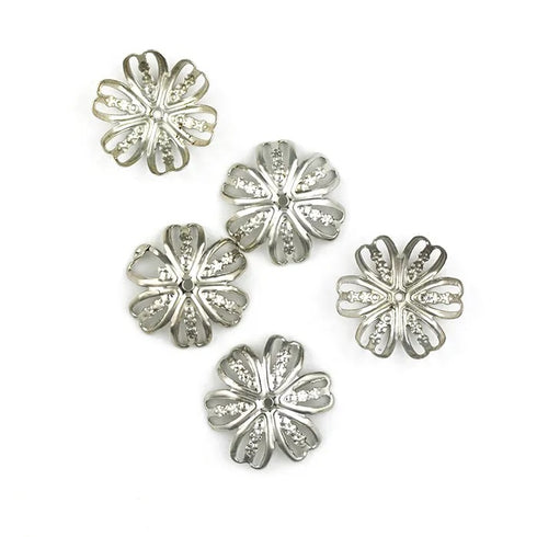 Adjustable Metal Alloy Bead Caps (available in 2 colours)